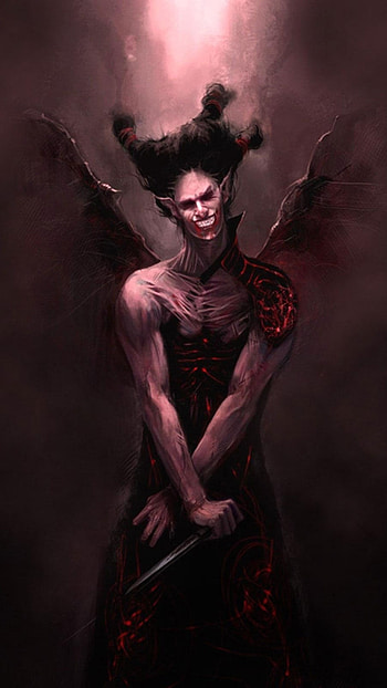 Black Devil, Lucifer Diablo HD phone wallpaper