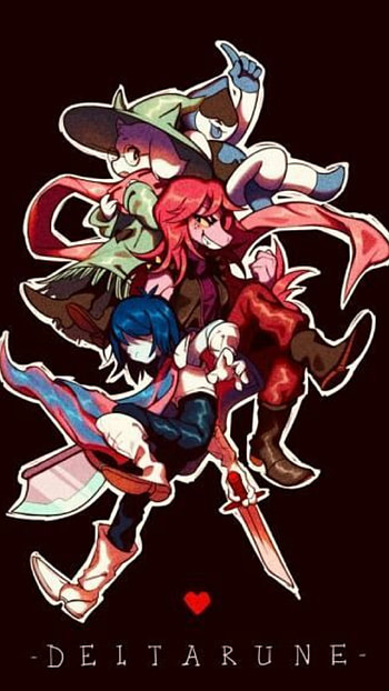 The Heroes, Deltarune, Undertale HD phone wallpaper
