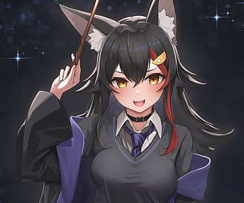 Ookami Mio, hololive, Ookami Mio, Anime, Virtual Youtuber HD wallpaper