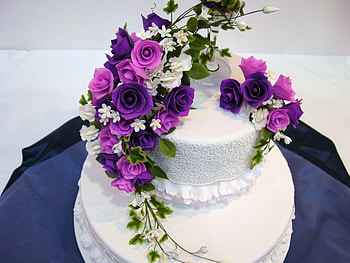 Flowers, Food, Cake, Sweet, Decoration HD wallpaper