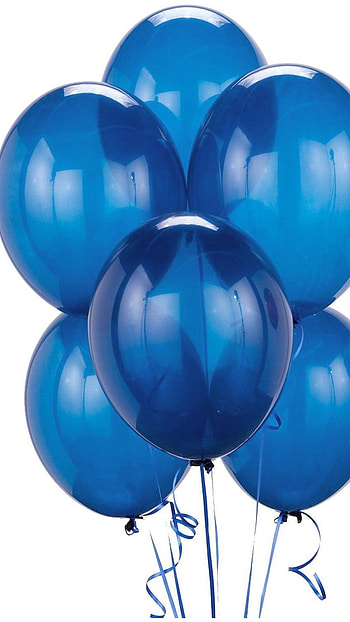 Baloons, Dark Blue HD phone wallpaper