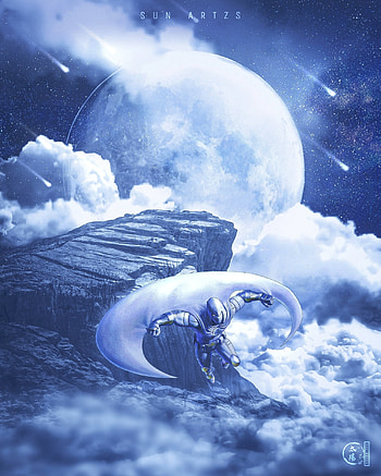 Moon Knight, atmosphere, sky HD phone wallpaper