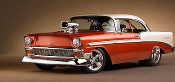 Bel Air -Pro Street, Bowtie, Classic, GM, Motor HD wallpaper