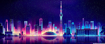 City Illustration Ultra Background for U TV : & UltraWide & Laptop : Multi Display, Dual Monitor : Tablet : Smart, 3440X1440 City HD wallpaper