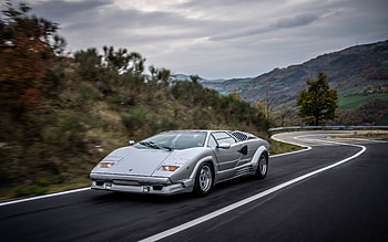 Lamborghini Countach 25 Anniversario, , supercars, 1990 cars, retro cars, 1990 Lamborghini Countach, Lamborghini HD wallpaper