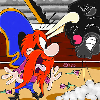 Yosemite Sam, Acme Fight Night, Iconic character, Battle event HD phone wallpaper