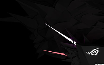 Asus ROG (Republic of Gamers) - Asus Dark Minimal White LOGO, Rog Black HD wallpaper