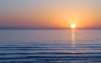 Nature, Sunset, Sea, Sun, Ripples, Ripple HD wallpaper