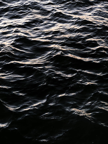Nature, Water, Waves, Dark, Glare, Wavy HD phone wallpaper