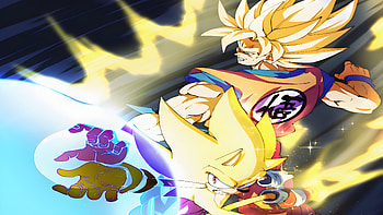 Goku SSJ & Super Sonic, Sonic the Hedgehog, Dragon Ball HD wallpaper