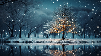 Winter Wonderland: Snowy Christmas & New Year Magic, snow, Christmas, New Year HD wallpaper