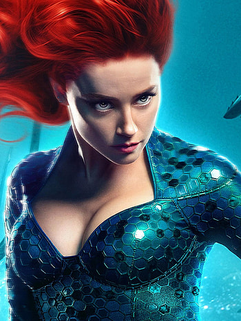 Amber Heard as Mera, Aquaman 2018, Pure HD phone wallpaper