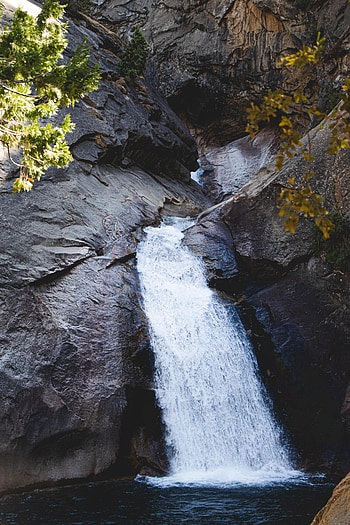 Nature, Water, Rocks, Waterfall, Branches, Flow, Stream HD phone wallpaper