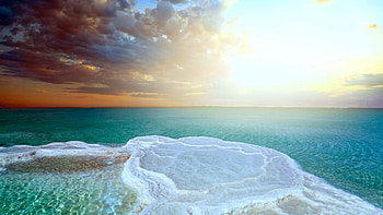 Dead Sea, Amazing views, Salt lake, Serene atmosphere HD wallpaper