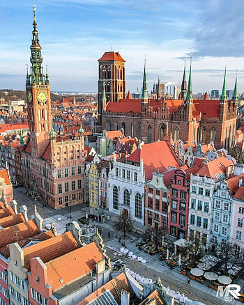 Gdansk Poland, cloud, sky HD phone wallpaper