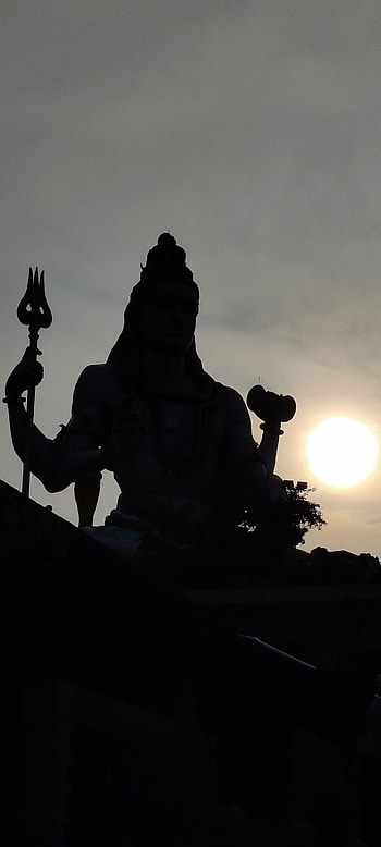 Shiva, gods, sunset, temple, God HD phone wallpaper