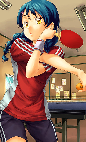 Tadokoro Megumi, Table Tennis HD phone wallpaper