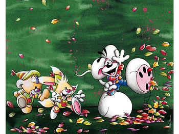 Diddl Promenade Dautomne, Mouse, Cartoons, Diddl, Panasonic HD wallpaper