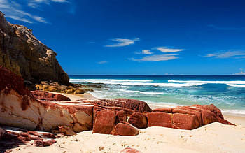 Landscape, Sea, Beach HD wallpaper