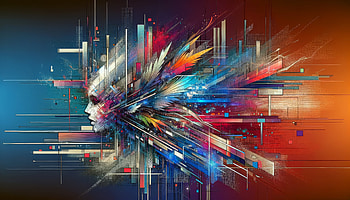 Abstract Digital Art Explosion, error HD wallpaper