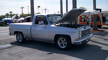 Gmc Truck, Pickup, Silver, GM, Custom Wheels HD wallpaper