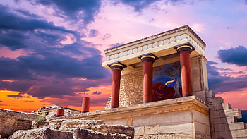Knossos Palace, Car rental, Discover Crete, Travel to ancient times HD wallpaper