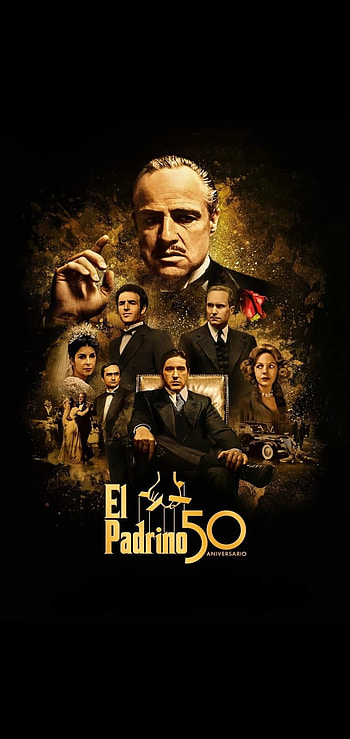 El Padrino - 50 Años, 50years, movies, aniversario, the_godfather, art, marlon_brando, mafia, crime, al_pacino, el_padrino HD phone wallpaper