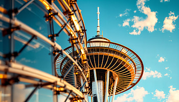 Stunning Ultra of the Space Needle, Space Needle, Seattle, architecture, skyline, landmark HD wallpaper