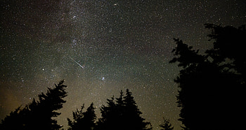 Meteor Shower, night, space, stars, meteor HD wallpaper