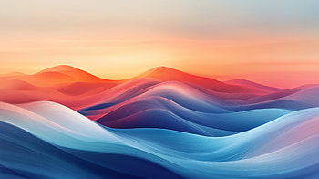 Quad Abstract Wavescape — Minimalist Landscape, landscape, minimalist, Abstract HD wallpaper
