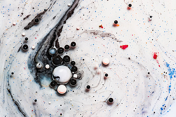 Abstract, Drops, Circles, Paint, Liquid, Points, Point HD wallpaper