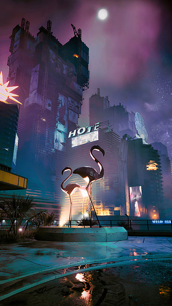 Pacifica, video game, Cyberpunk 2077 HD phone wallpaper