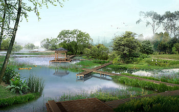 Nature, Rivers, Grass, Miscellanea, Miscellaneous, Bridge HD wallpaper