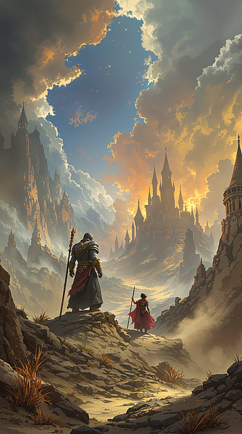 Epic Adventure: for Dreamy Escapes, fantasy adventure, fantasy, adventure, knight, landscape, fantasy landscape HD phone wallpaper