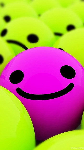 Smile Wale, Pink, Smiley Ball HD phone wallpaper