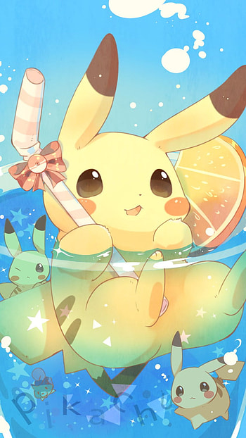 Pikachu, water cute HD phone wallpaper
