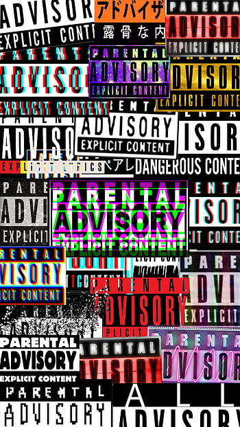 Parental advisory, song, magenta, music, parentaladvisory, publication HD phone wallpaper