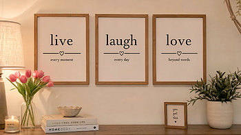 Live • Laugh • Love — Inspirational, Wall Art, Quote, Home Decor HD wallpaper