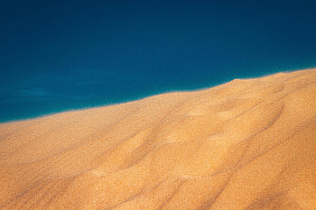 Wind blow, desert, landscape HD wallpaper