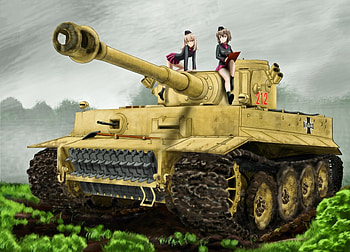 Maho Nishizumi, Girls Und Panzer, Anime, Erika Itsumi, Tank HD wallpaper