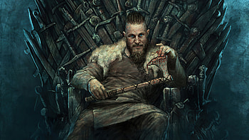 King Ragnar , vikings, tv-shows, artstation HD wallpaper