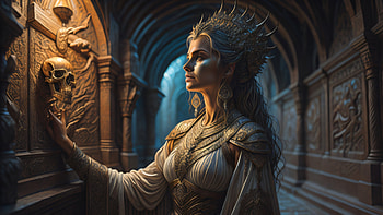 Feiticeira, medieval, artistic, fantasy HD wallpaper