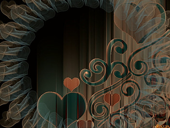 Hearts, abstract, textures HD wallpaper