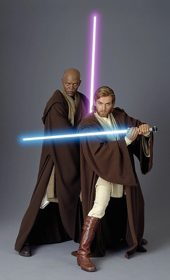 Ewan McGregor, Star Wars, Samuel L. Jackson HD phone wallpaper