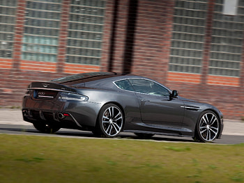 Auto, Grass, Aston Martin, Cars, Building, Grey, Side View, Dbs, 2010 HD wallpaper