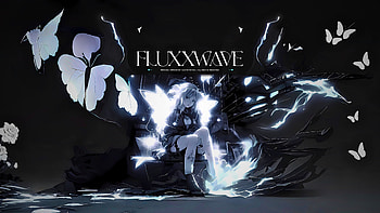 Buttlerfly Anime Girl [Fluxxwave Album Cover], Anime, anime girl, music HD wallpaper
