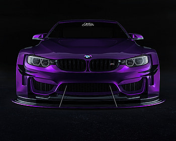 Car, Sports, Bmw, Violet, Cars, Front View, Machine, Sports Car, Purple HD wallpaper