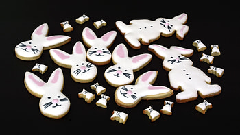 Food, Cookies, Sweet, Glaze, Hares HD wallpaper
