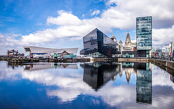 Liverpool Skyline, Albert Dock's charm, Modern architecture, Englishtown beauty HD wallpaper