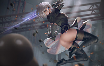 Android, Nier Automata, YoRHa for , section сэйнэн, Yorha 2b HD wallpaper